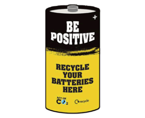 Be Positive - Recycle Batteries